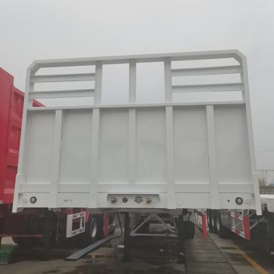 China Tread 1840mm 50T laadvermogen Platte platform half-aanhanger voor containervervoer Te koop