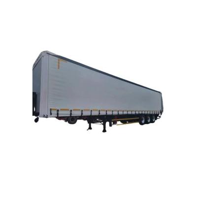 China 1310mm Wheel Base Tri-Axle Truck Trailer Curtain Side Semi-Trailer Made for sale