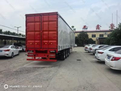 China AND9400 Not Self-Dumping Tri-Axle Semi Truck Trailer for Transporting Cargo for sale