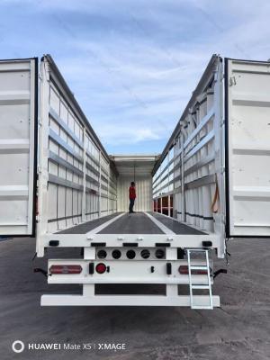 China 40t-60t Box Transport Wing Semi Trailer 13000X2500X2100MM Grade 8.5t for sale