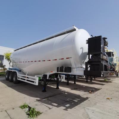 China 40/50 Cbm Bottom Discharge/Unloading Bulk Fly Ash Semi-Trailer mit Stahlmaterial zu verkaufen