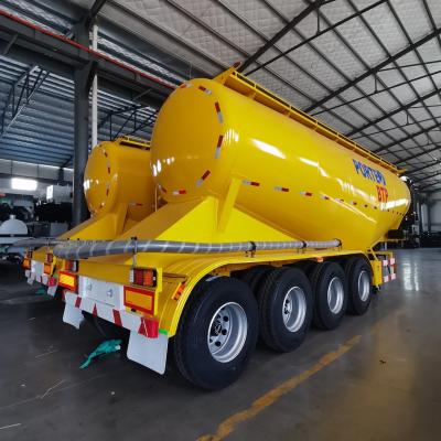 China Jost Kingpin 3/4 Axles 30-60tons Dry Bulk Cement Tank/Tanker Heavy Duty Truck Semi Trailer for sale