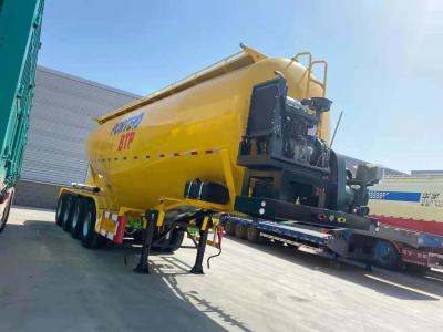 China Grade 50-70t Load Capacity Bulk Fly Ash/Flour Material Transport Tanker Semi Trailer for sale