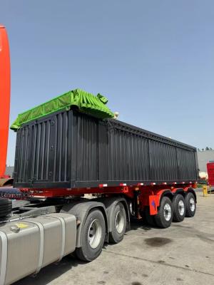 China Anton Versatile Flatbed Trailer Cargo Transport Truck Trailer Box Semi-Trailer 8/12 Tires Towing 1.5m for sale