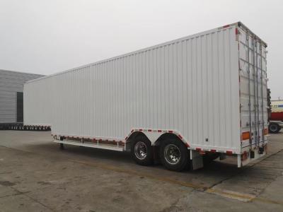 China Transport Box Semi Trailer Van Semi-Trailer 2/3 Axle Made in Tread 18248 Tons/Axle0mm for sale