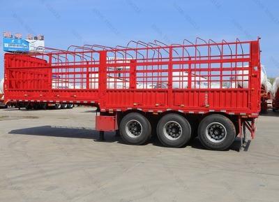 China Agricultural and Sideline Products Van-Type Heavy Duty Steel Cargo Fence Semi Trailer for sale