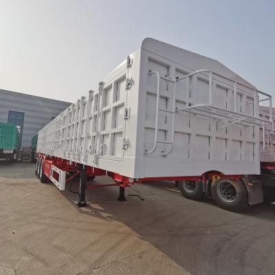 China 30 50 80 Ton Cargo Carrier Semi Box Trailers Heavy Duty Grade Customization for sale