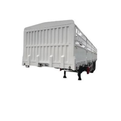 China Aanpassing Van-type Stake Fence Semi-trailer Lading 40-80 Tons Cargo Truck Trailer Te koop