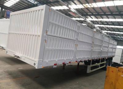 China 1310mm Wheel Base 53FT 3 Axle Reefer Container Truck Van Box Semi Trailer for Transport for sale