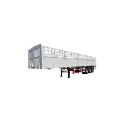 China 3 assen 50t Tri-assen 50 ton zware omheining Semi-trailers voor 24 uur online-service Te koop