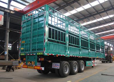 China Triangle Tires Livestock Semi-Trailer for Safe and Smooth Livestock Cargo Transport for sale