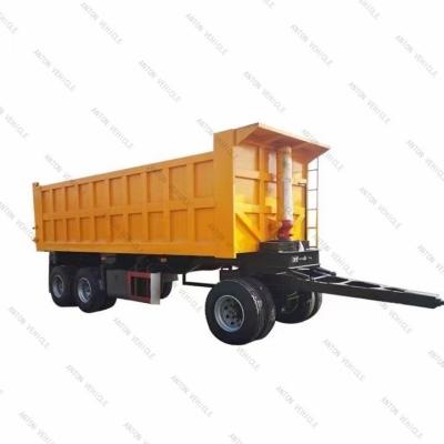 China Good Condition 3 Axles Full Semi Trailer with Fuwa/BPW Axle and Customized Side Wall Height for sale