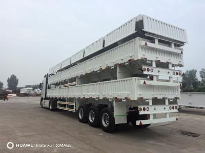 China Side Wall Truck Trailer Enclosed Fence Cargo Transport Truck Semi Trailer for AND9400 for sale