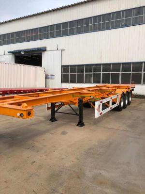 China Whole Series Trailer Chassis Transport Container Skeleton Semi Trailer with Fuwa/BPW Axle for sale