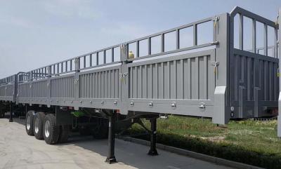 China Jost Kingpin 3 Axle Side Wall Semi Trailer for Heavy Duty Transportation Provider for sale