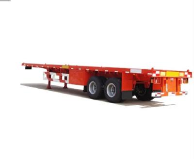 China Europäischer Standard 40 Fuß Container Chassis Skeleton Trailer mit einer Ladekapazität von 30-50 t zu verkaufen