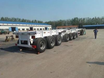 China 20ft 40ft Skeleton Container Chassis Trailer mit 24/7 Online-Technischer Unterstützung zu verkaufen