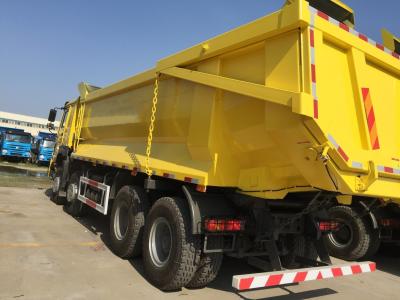 China Utilizado HOWO 8X4/6X4 camión de descarga Sinotruk Tipper 12 ruedas/10 ruedas con estilo de elevación frontal en venta