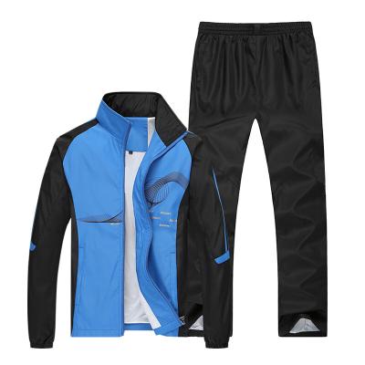 China Anti-UV Spring Sets Men Running Sport Suits Sportswear Set Fitness Training Tracksuit Warm Breathable Zipper Jogging Suit for sale