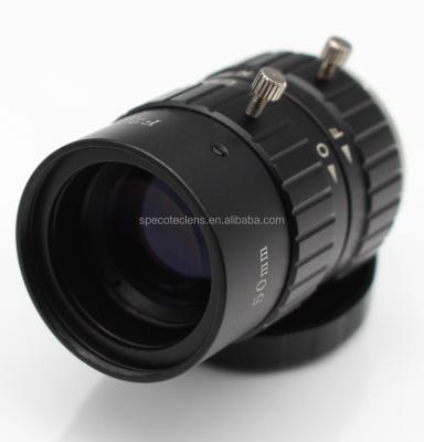 China 8MP 50mm Industrial Low Distortion Optical Computer Vision Lens for sale