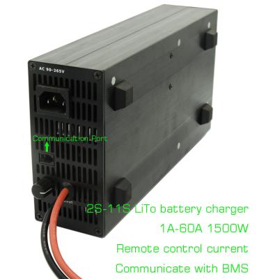 China Adjustable 29.7V 11S LTO Battery Charger For E Motorcycle E Scooter 1A-60A for sale