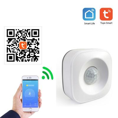 China PIR Alexa Tuya WiFi Motion PIR Sensor Detector Smart Life APP Security System Human Body Wireless Home Motion Detect for sale