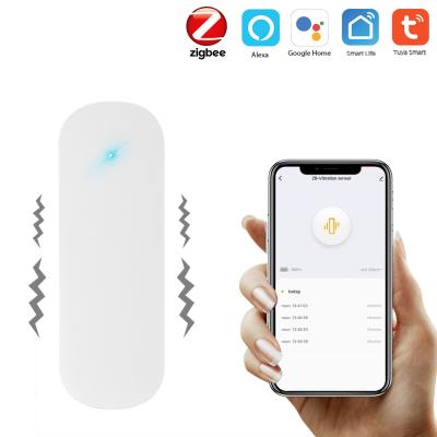 China Safety Edges & Smart Home Security Bumper Smart Home Security Detection Sensor Vibration Tuya Zigbee Alarm Push Status Real-Time Sync Via Smartlife APP for sale