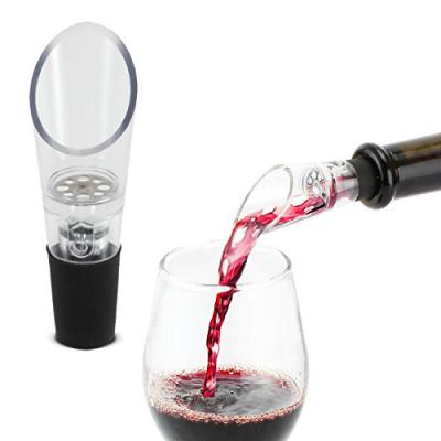 China Sustainable Premium Quick Aerating Pourer Wine Aerator With Stainless Steel Filter for sale