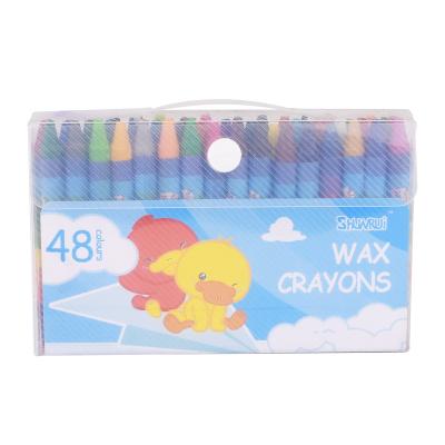 China Non-Toxic Colored Pencils Makers Easy To Carry Crayons To Pack 48 For Kids Drawing Set for sale