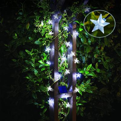 China IP65 Garden PVC Wire Outdoor Garden Ground Lights Starburst Dangling Solar Garden Lights for sale