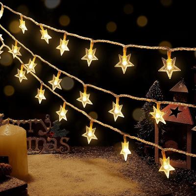 China String Lights Santa Reindeer Christmas Moving Lights Led Warm White Outdoor Waterproof Christmas Holiday Light for sale