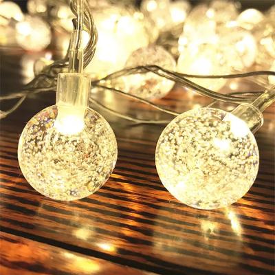 China String Lights Bubble Ball Electronics Signs Holiday Lighting Let Us Party Led Light Party Supplies String Lights Decoration for sale