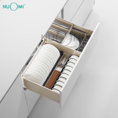 China NUOMI ENCANTO Series Modern Cabinet Accessories Two Tiers Drawer Pull Out Basket Kitchen Storage for sale