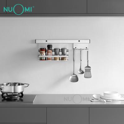 China Nuomi Viable Hot Sale China 304 Stainless Steel Racks Wall Hook Kitchen Wall Mounted Storage for sale