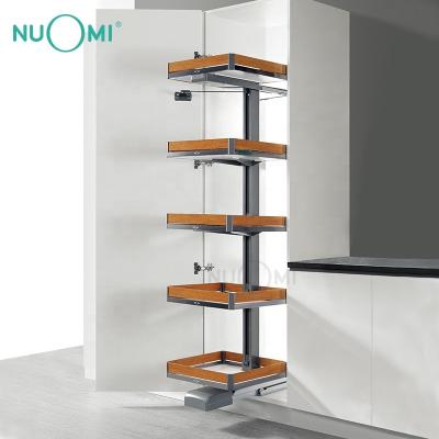 China MIRAGE Series Adjustable Basket High End Kitchen NUOMI From Standing Pull Out Pantry Organizer Unit In Cabinet for sale