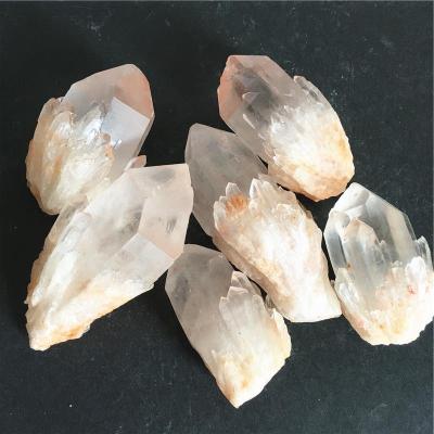 China China Natural Rough Clear Small Pineapple Crystal Stone Backbone Quartz Crystal Cluster for sale