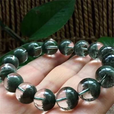 China Europe Healing Quartz Garden Bracelets Natural Crystal Jewelry With Beautiful Treasure Basin Green Ghost Gemstone Beads Bracelet for sale