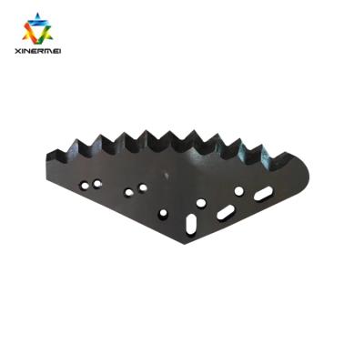 China Wear-Resisting Blade Forage Mixer Blade Stainless Steel Feed Mixer Knife for sale