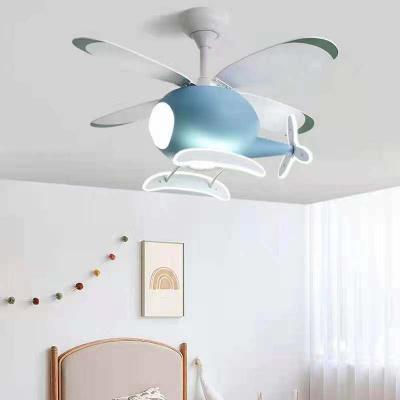 China With aircraft ceiling night light fan household dormitory electric ceiling fan light flat driver for sale