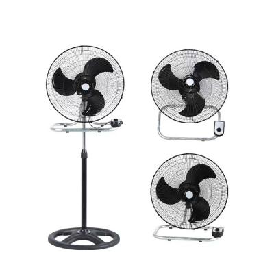 China 3 in 1 OEM sample order 18inch 3 in 1 stylish stand remote control fan with metal blade for sale