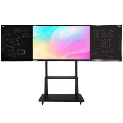 China OEM ODM Multimedia LED Smart Blcakboard 162inch Writing Blackboard Retention For College Online tecahing Blackboard 75inches for sale