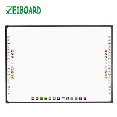 China Classroom Education For School Cheap IR Interactive Whiteboard 82 Inch Aluminum Smart Digital White Board For School for sale