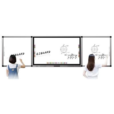 China No Folded Waterproof Dustproof Interactive Smart Whiteboard 1056*880*25mm (Each Side) Mobile Phone Screen Share Green Chalk Board for sale