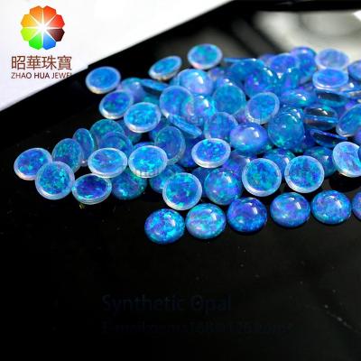 China Cheap Synthetic Blue Star Toilet Opal Gemstone for sale