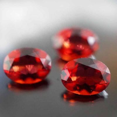 China Diy Jewelry Accessories RED Oval BERYL Gemstone Oval Factory Price for sale