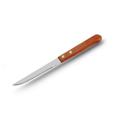 China Solo Wood Stocked Explorer Steak Knives for sale