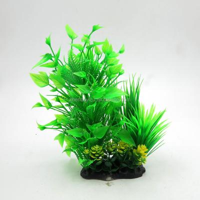 China viable artificial aquarium decor, plastic aquarium plants, artificial plastic plants for aquarium decoration for sale