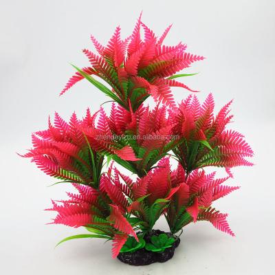 China artificial plastic aquarium decor, plastic aquarium plants, artificial plastic plants for aquarium decoration for sale