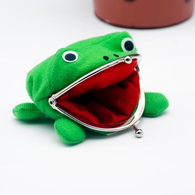 China Fashion Cosplay Anime Frog Coin Purse Pocket Cute Wallet Money Bag Small M-073 for sale