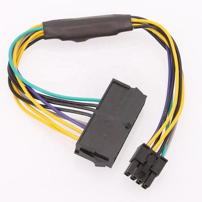 China PVC 24 pin to PSU adapter cable. 8-Pin ATX Power Supply for Optiplex 3020 7020 9020 Precision T1700 C-009 for sale